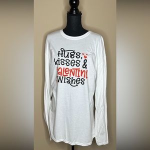NWT 3XL Plus Size Long Sleeve Valentine Shirt